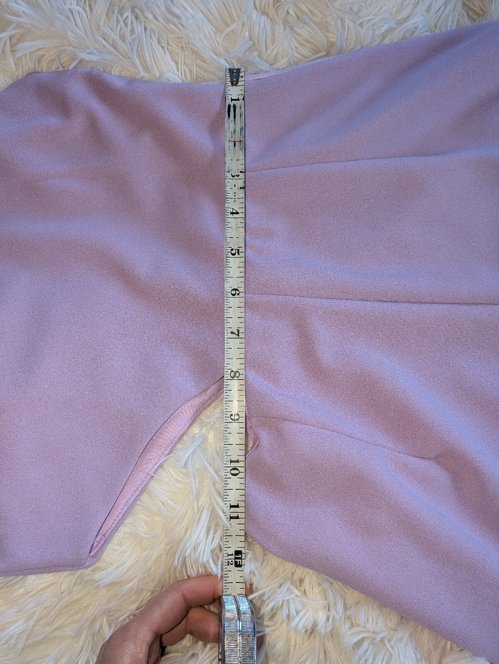 Lilac One-Shoulder/Assymetrical Strap Cutout Jumpsuit XS - Picture 7 of 10